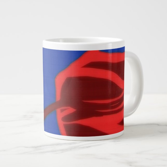 Caneca De Café Grande Homem de Aço (Frente Esquerda)