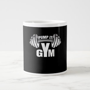 Caneca De Café Grande Homens da Motivação do Esporte Ness Gym Garotas
