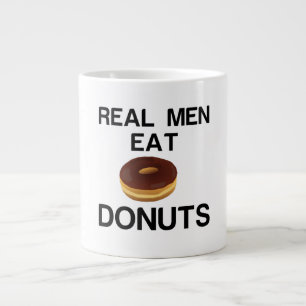 CANECA DE CAFÉ GRANDE HOMENS REAIS COMEM ROSQUINHAS