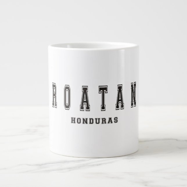 Caneca De Café Grande Honduras Roatan (Frente)