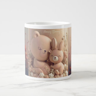 Caneca De Café Grande Honey Bonny Baby Mug – Baby Bear & Bunny