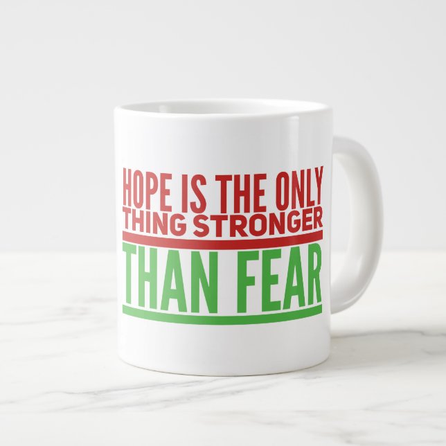 Caneca De Café Grande Hope Jumbo Mug (Frente Esquerda)