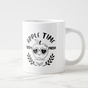 Caneca De Café Grande Hora da Apple