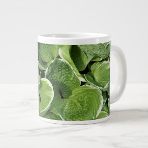 Caneca De Café Grande Hosta Leaves