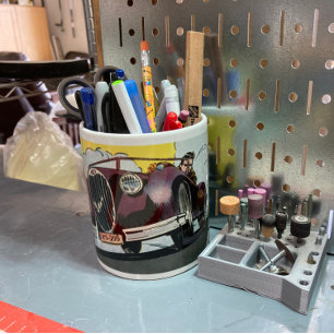 Caneca De Café Grande Hot Rods & Racing Cars, 1952