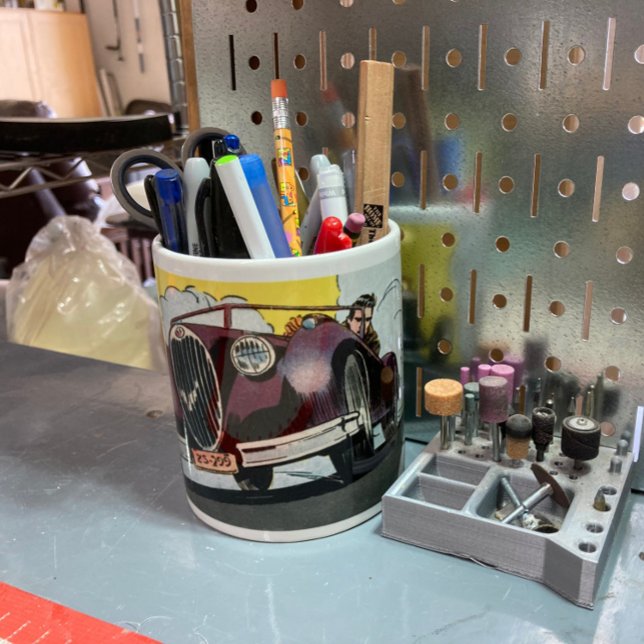 Caneca De Café Grande Hot Rods & Racing Cars, 1952 (Criador carregado)