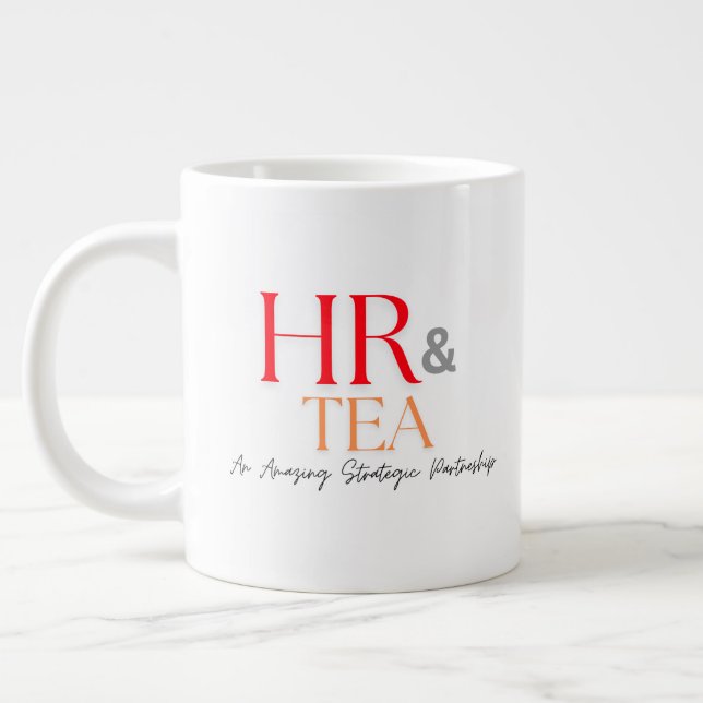 Caneca De Café Grande HR e Team Mug Vermelho (Esquerda)