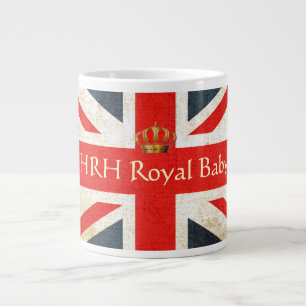 Caneca De Café Grande HRH Royal Baby Comemorativo Jumbo Mug
