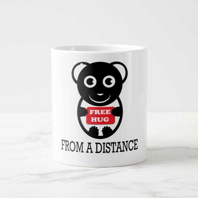 Caneca De Café Grande Hug Livre (Frente)