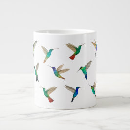 Caneca De Café Grande Hummingbird