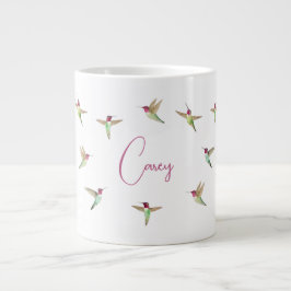 Caneca De Café Grande Hummingbird da Anna Personalizada