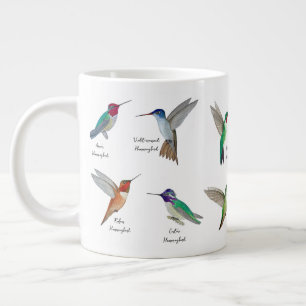 Caneca De Café Grande Hummingbird norte-americano