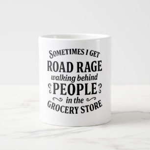 Caneca De Café Grande Humor com emperramento de tráfego na loja de merce