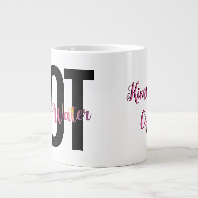 Caneca De Café Grande Humor do Artista, Café NÃO Pintar Água Engraçado (Frente)