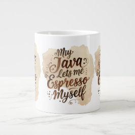 Caneca De Café Grande Hyper-Specific Coffee Pun Mug