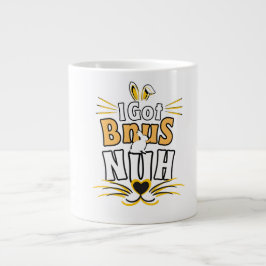 Caneca De Café Grande I Got Buns, Hun Bunny