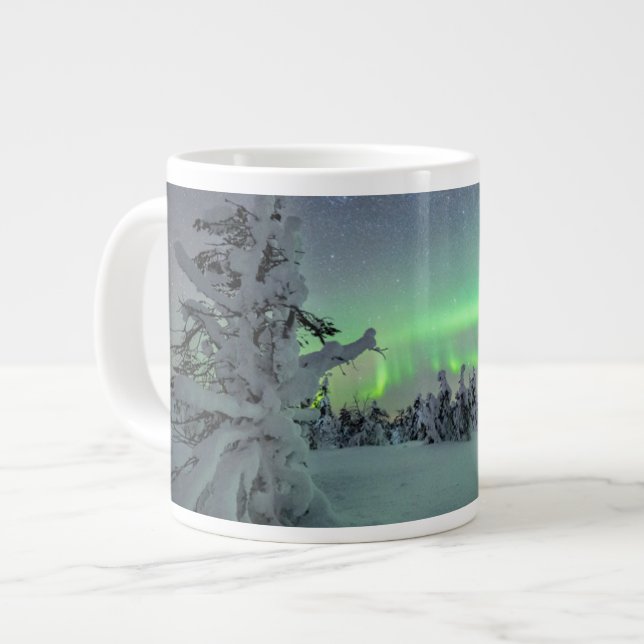Caneca De Café Grande Ice & Snow | Pallas-Yllastunturi National Park (Frente Esquerda)