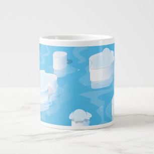 Caneca De Café Grande Icebergs
