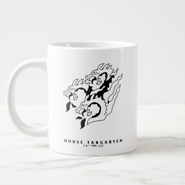 Caneca De Café Grande Ícone House Targaryen (Esquerda)