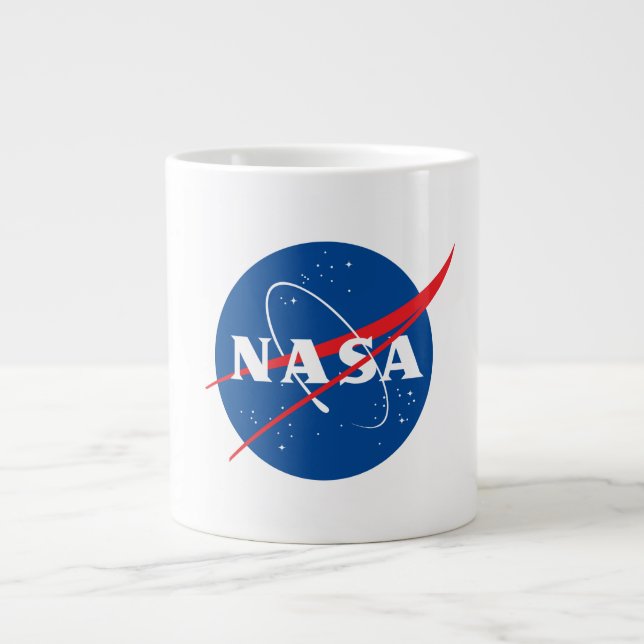 Caneca De Café Grande Icônica NASA Cerâmica Mug (20 oz.) (Frente)