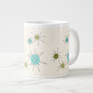 Caneca De Café Grande Icônico - Starbursts Atômicos Jumbo Mug