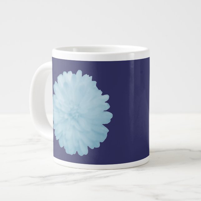 Caneca De Café Grande Icy Blue Marigold Mug (Frente Esquerda)