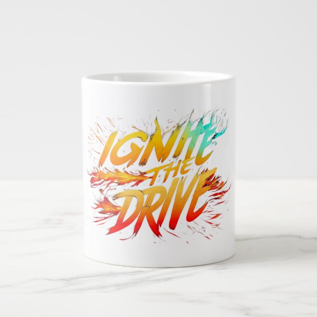 Caneca De Café Grande "Ignite a unidade" (Frente)