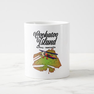 Caneca De Café Grande ilha cockatoo Sydney Austrália