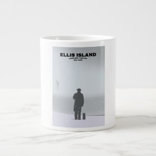 Caneca De Café Grande ilha de bloqueio Nova Shoreha, Ilha Rhode