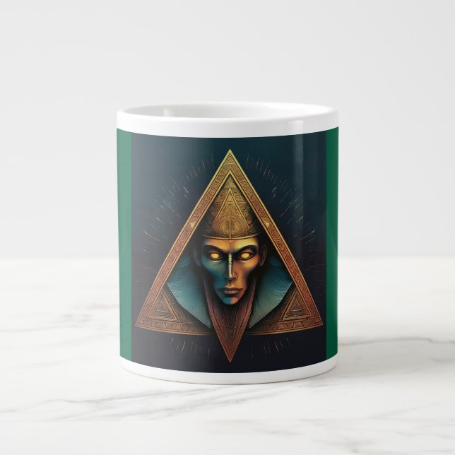 Caneca De Café Grande Illuminati Wall Crest (Frente)