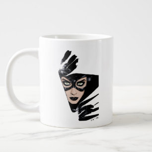 Caneca De Café Grande Ilustração da Capa Catwoman: As Garras Estão Fora