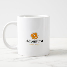 Caneca De Café Grande Ilustração de Tipografia de Arte