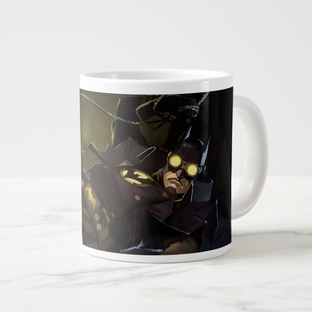 Caneca De Café Grande Ilustração Infinita de Crisis Gaslight Batman (Frente Esquerda)