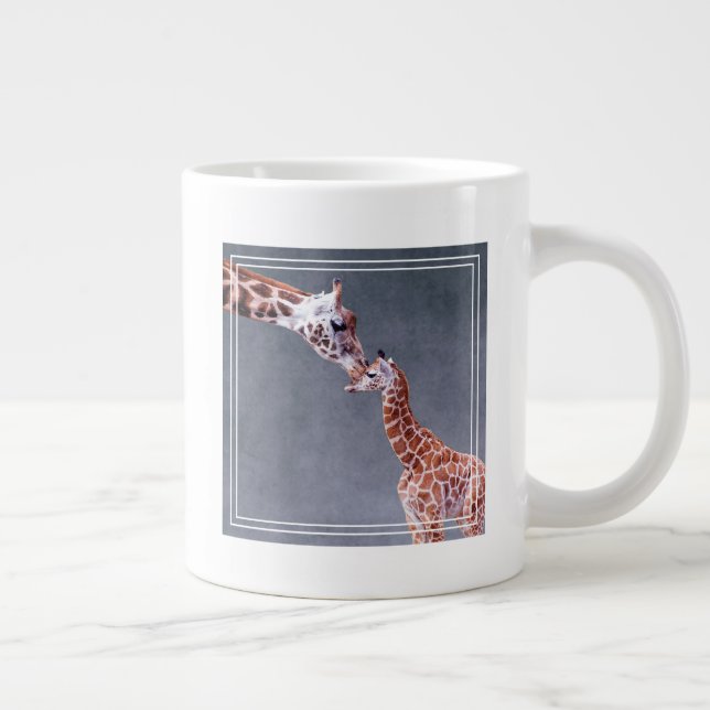 Caneca De Café Grande Imagens de Getty| Mãe e Bebê Girafa (Direita)