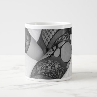 Caneca De Café Grande IMLA 007 Black & White Mug