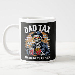 Caneca De Café Grande Imposto do Papai Garantindo que não é Esqueleto En