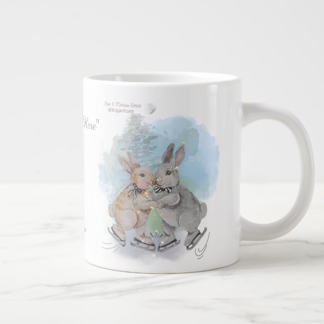 Caneca De Café Grande Impressão da série "Pipa & Marlow" da Boganhues (Direita)
