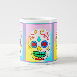 CANECA DE CAFÉ GRANDE IMPRESSÃO DE PASEL BRILHO DE AÇÚCAR