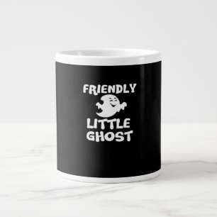 Caneca De Café Grande Impressão do Pequeno Boo Halloween