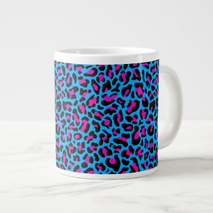 Caneca De Café Grande Impressão Leopardo