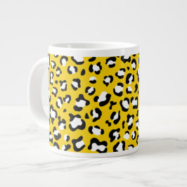 Caneca De Café Grande Impressão Leopardo, Manchas Leopardo, Leopardo Ama