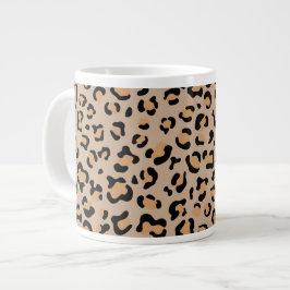 Caneca De Café Grande Impressão Leopardo, Manchas Leopardo, Leopardo Cas