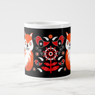 Caneca De Café Grande Impressões de arte popular escandinavos Fégua de