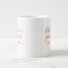 Caneca De Café Grande Impressões de Dia de as mães da Cat Mãe