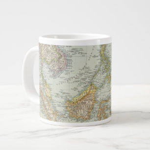 Caneca De Café Grande Indo china e Arquipélago da Malásia