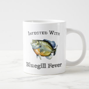 Caneca De Café Grande Infectado com febre de Bluegill