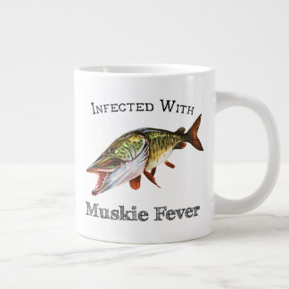 Caneca De Café Grande Infectado Com Febre Muskie