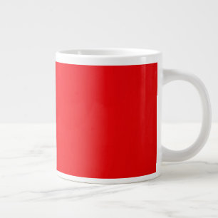 Caneca De Café Grande Insanely Vermelho (O Vermelho Mais Vermelho) PERSO