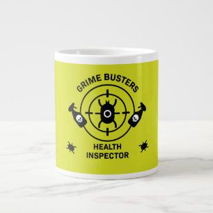 Caneca De Café Grande Inspetor de Saúde Pública - Tr de Saúde Ambiental