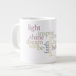 Caneca De Café Grande Inspirar fé
